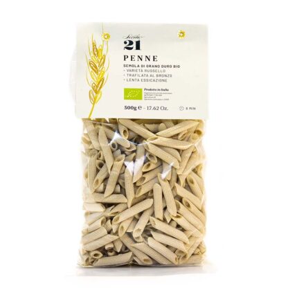 penne biologiche trafilate al bronzo